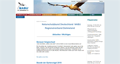 Desktop Screenshot of nabu-dahmeland.de